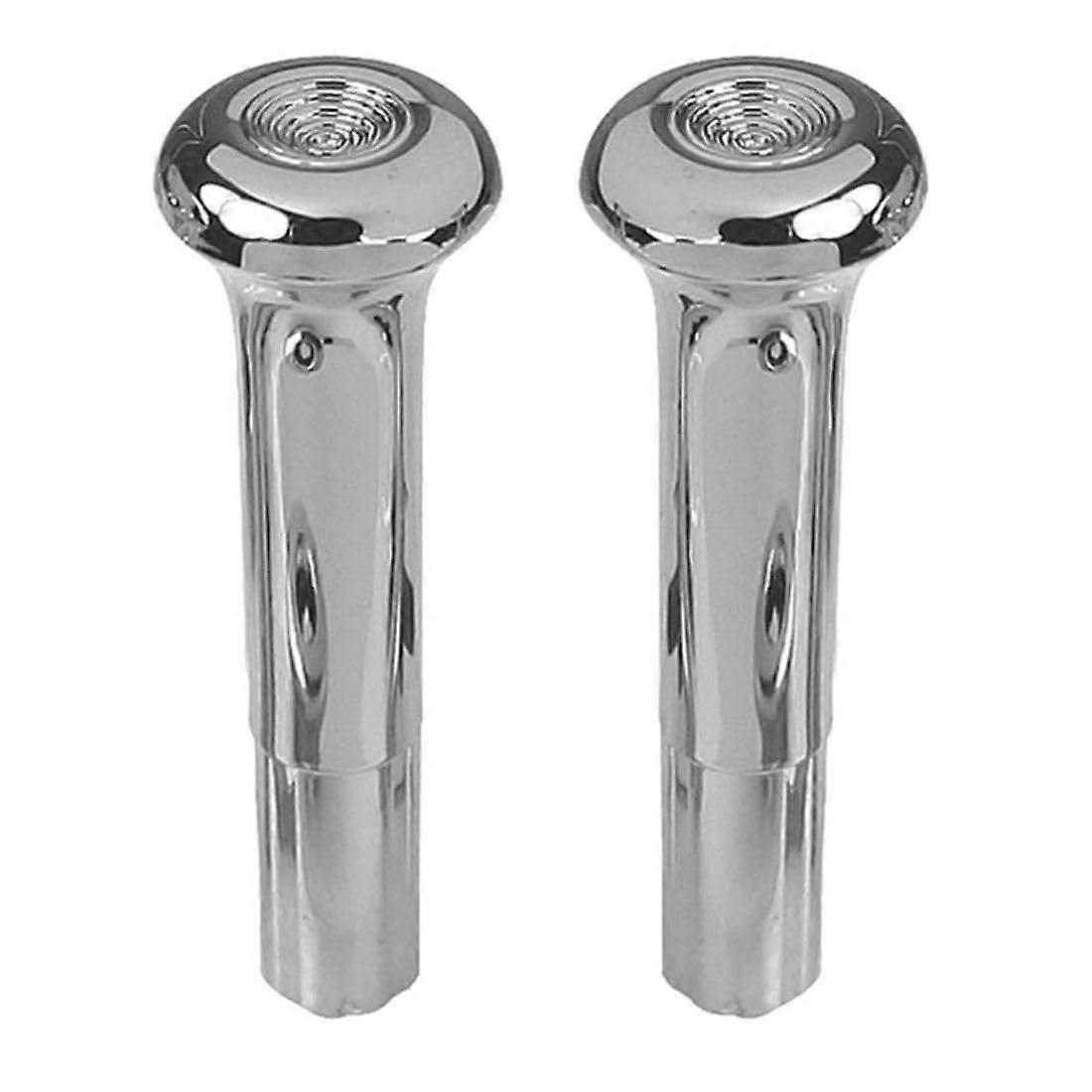 Classic Car Door Lock Knobs Set Smooth Chrome for Buick Cadillac Chevy Vintage Interior Upgrade