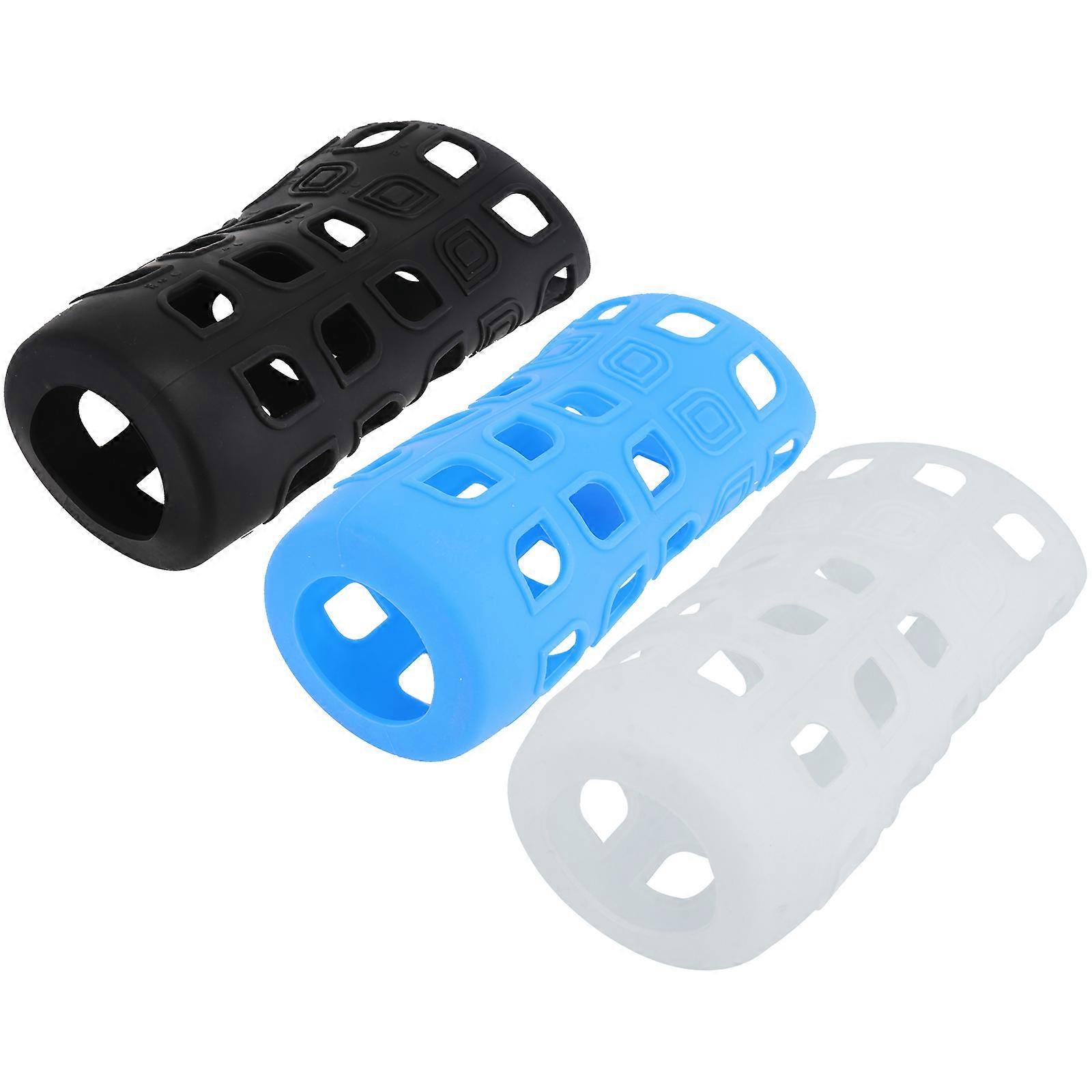 Silicone Bottle Covers Travel Bottle Covers White 3Pack
