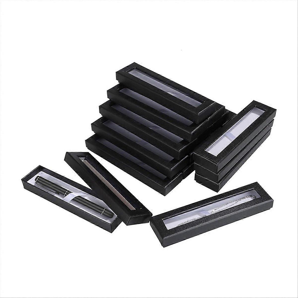 24pcs Empty Pen Gift Box with Clear Lid