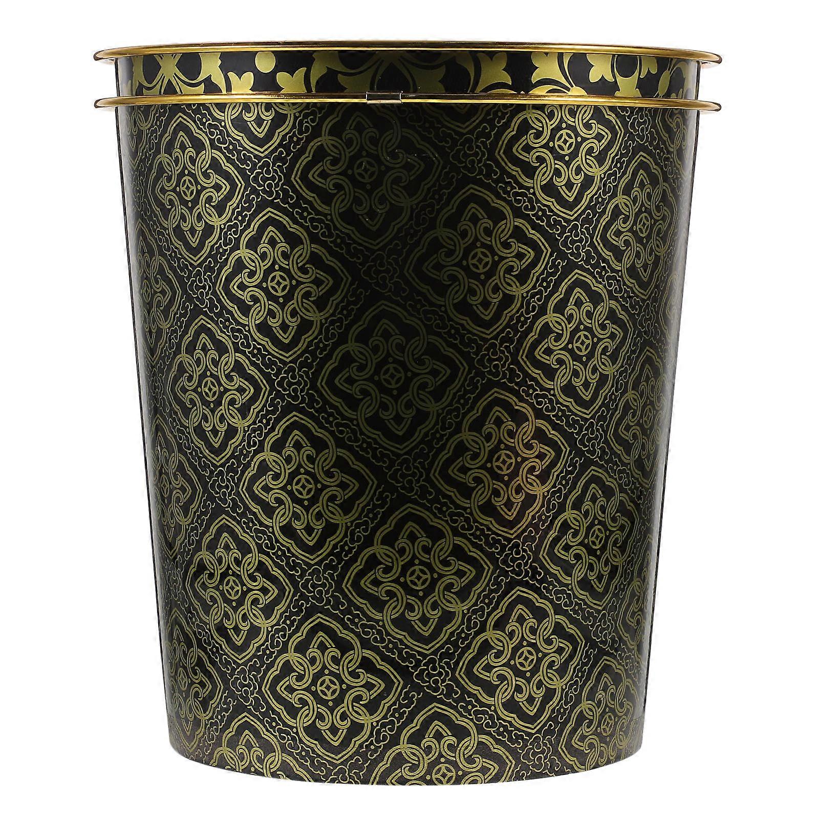 Plastic Garbage Recycling Container Waste Storage Bucket 2Pcs Sturdy Design