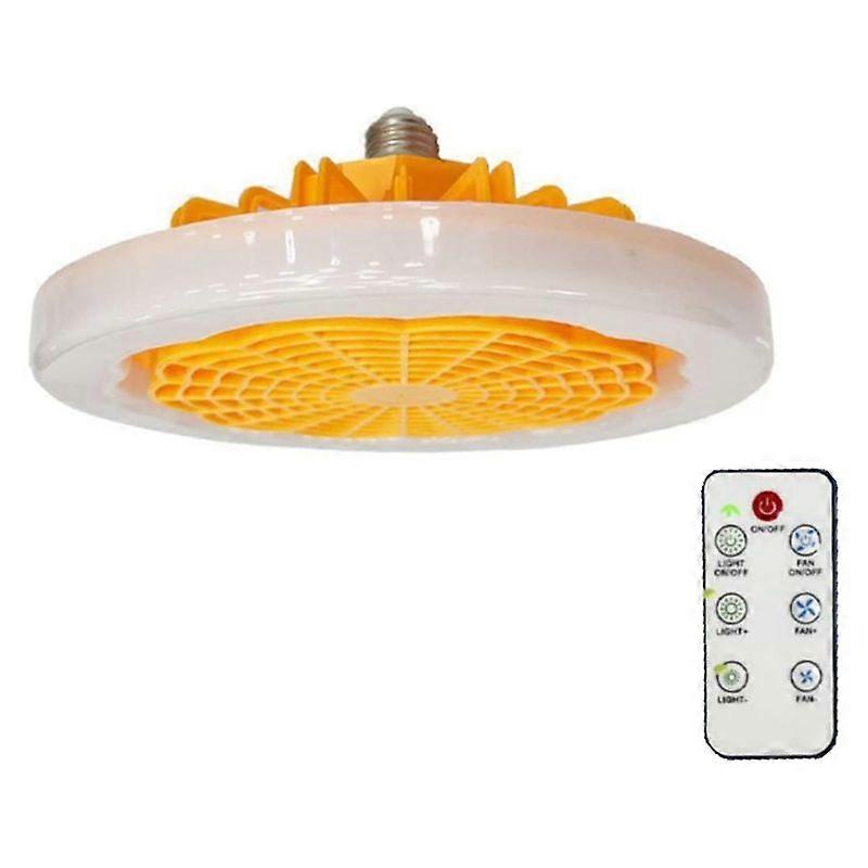 E27 Ceiling Fan with Light&Remote Control, Fan Light for Bedroom B