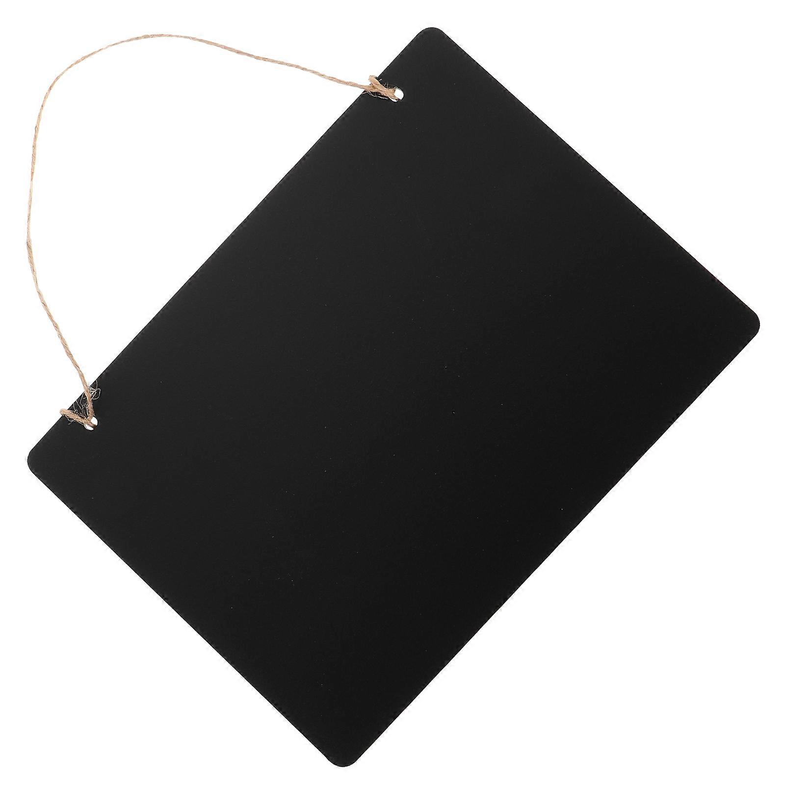 Black Chalkboard Sign for Erasable Message Writing