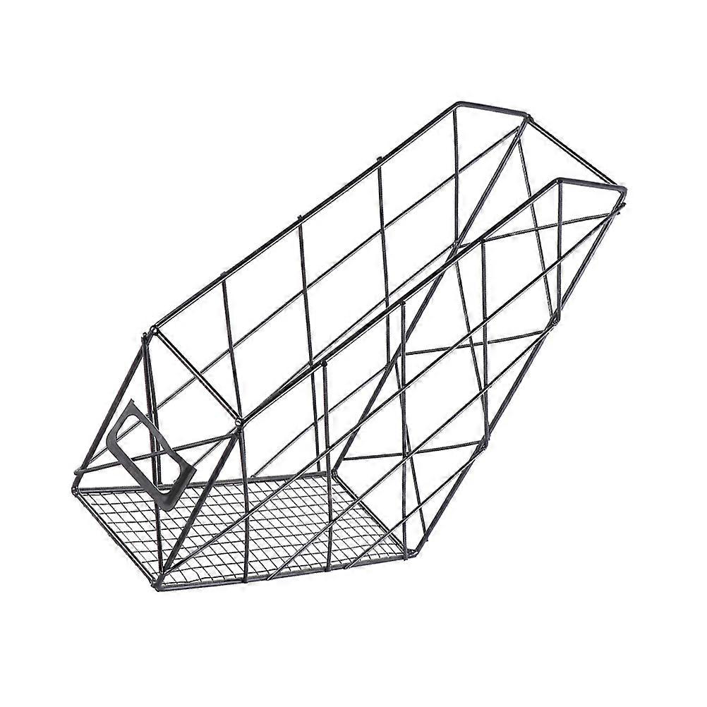 Bookshelf Portable Iron Rack for Desktop Storage 6Pcs