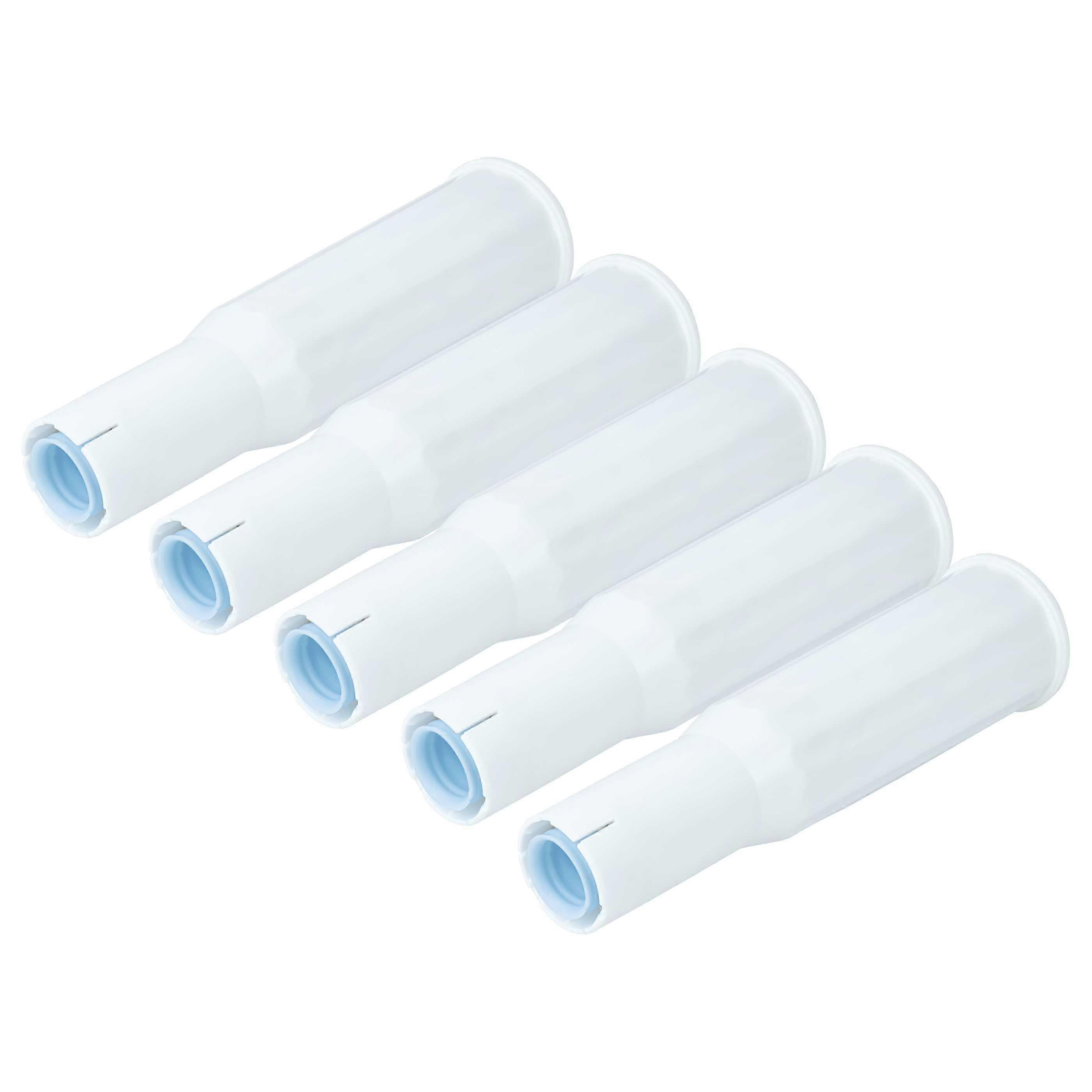 vhbw 5x Wasserfilter Filter kompatibel mit Jura Impressa E74, E45, E85, E80, E75, E60, E55, E50, E5, E70, E65 Kaffeevollautomat, Espressomaschine Weiß