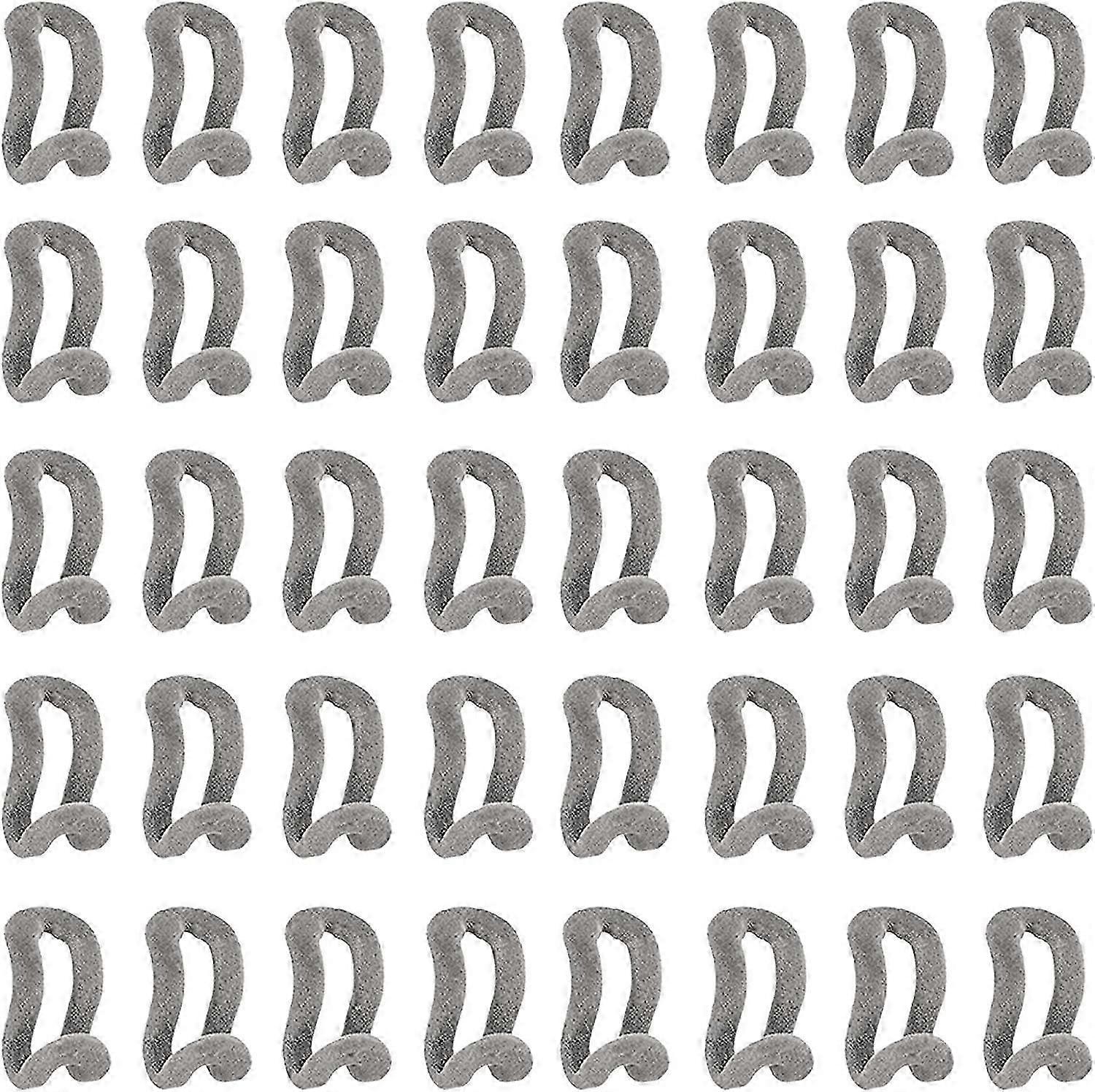 40 Pcs Mini Flocking Hooks, Non-Slip Flocking Connector Hooks (Grey)