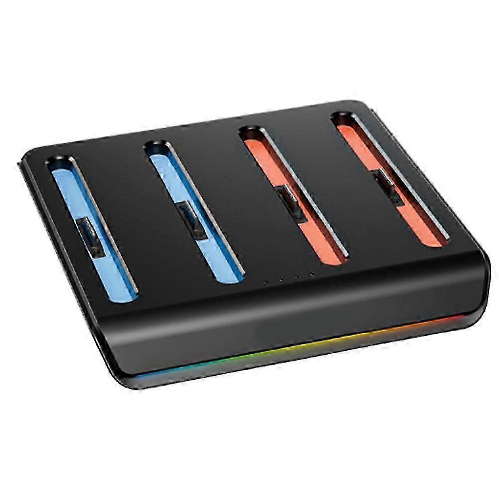 For Switch2 Left and Right Controller Charging Dock Four Charging Joycon Controller Charger