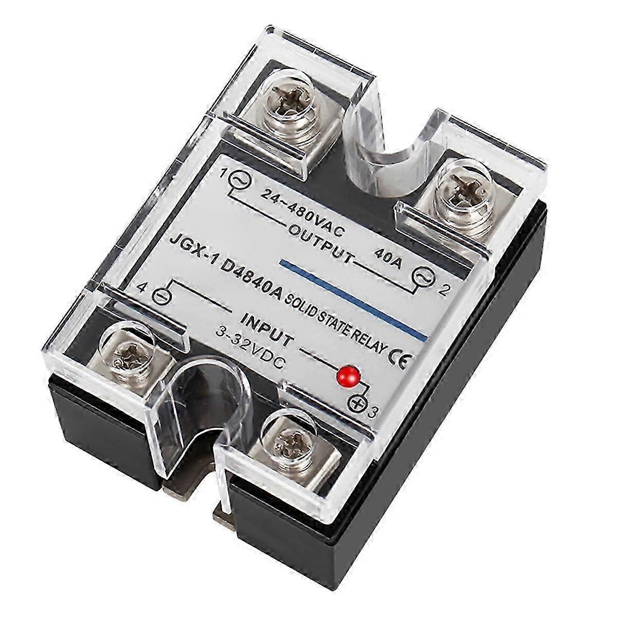 Single Phase Solid State Relay Single Phase SSR DC Control AC Solid State Relay 40A Edition 0316
