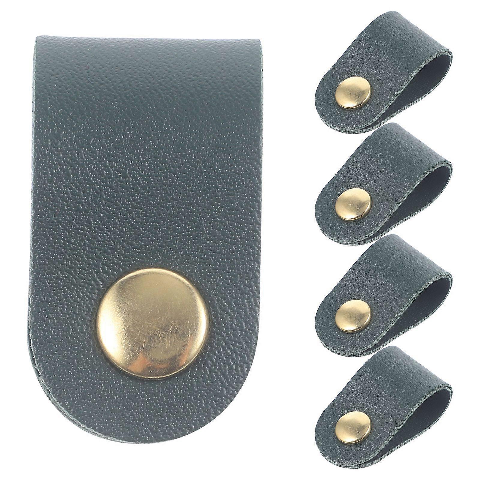 5pcs Cable Organizer Cable Winder Computer Cable Tie Strap Cord Fixing Strap