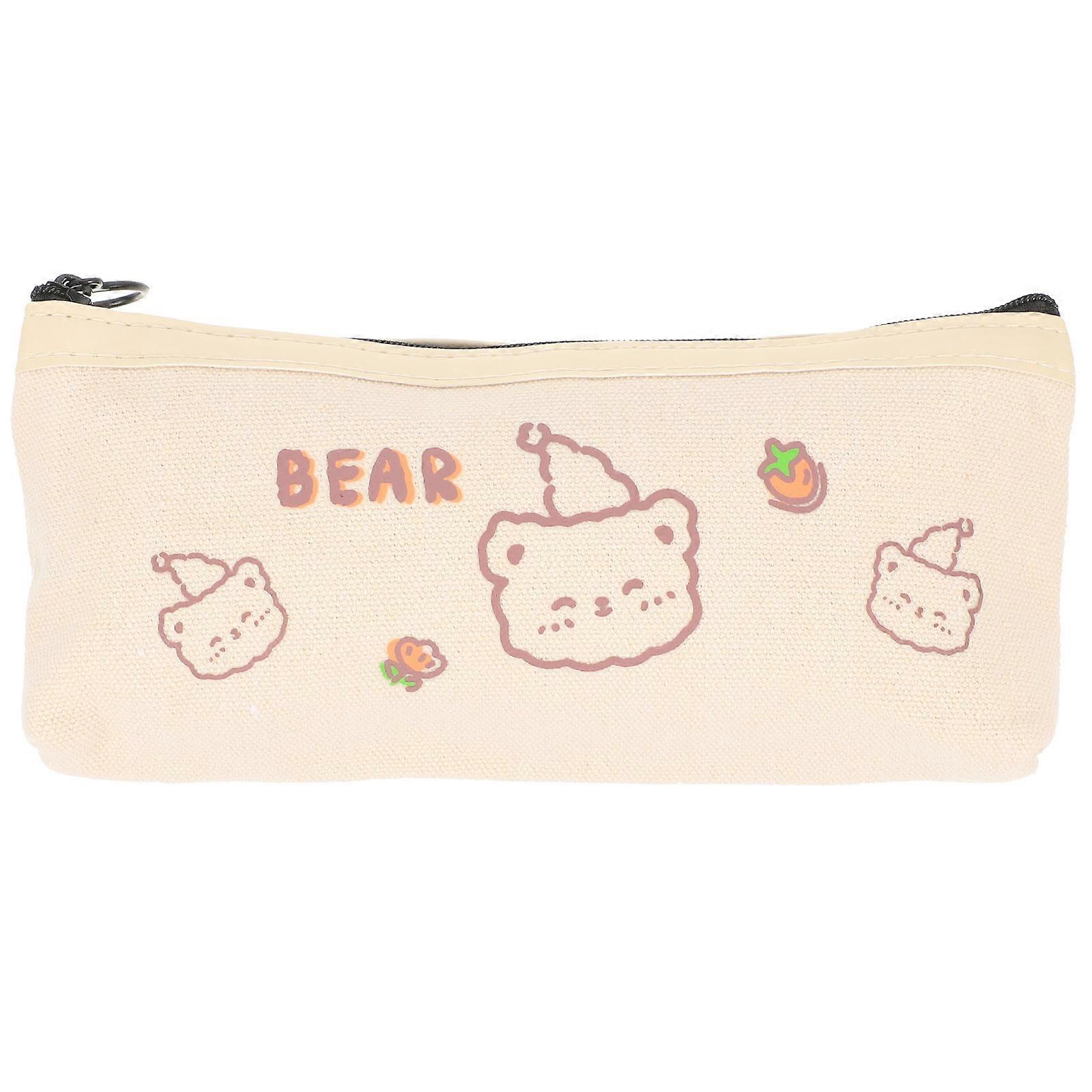 Portable Pencil Pouch Pencil Bag for Storage Use 5Pcs Multi-Function Holder