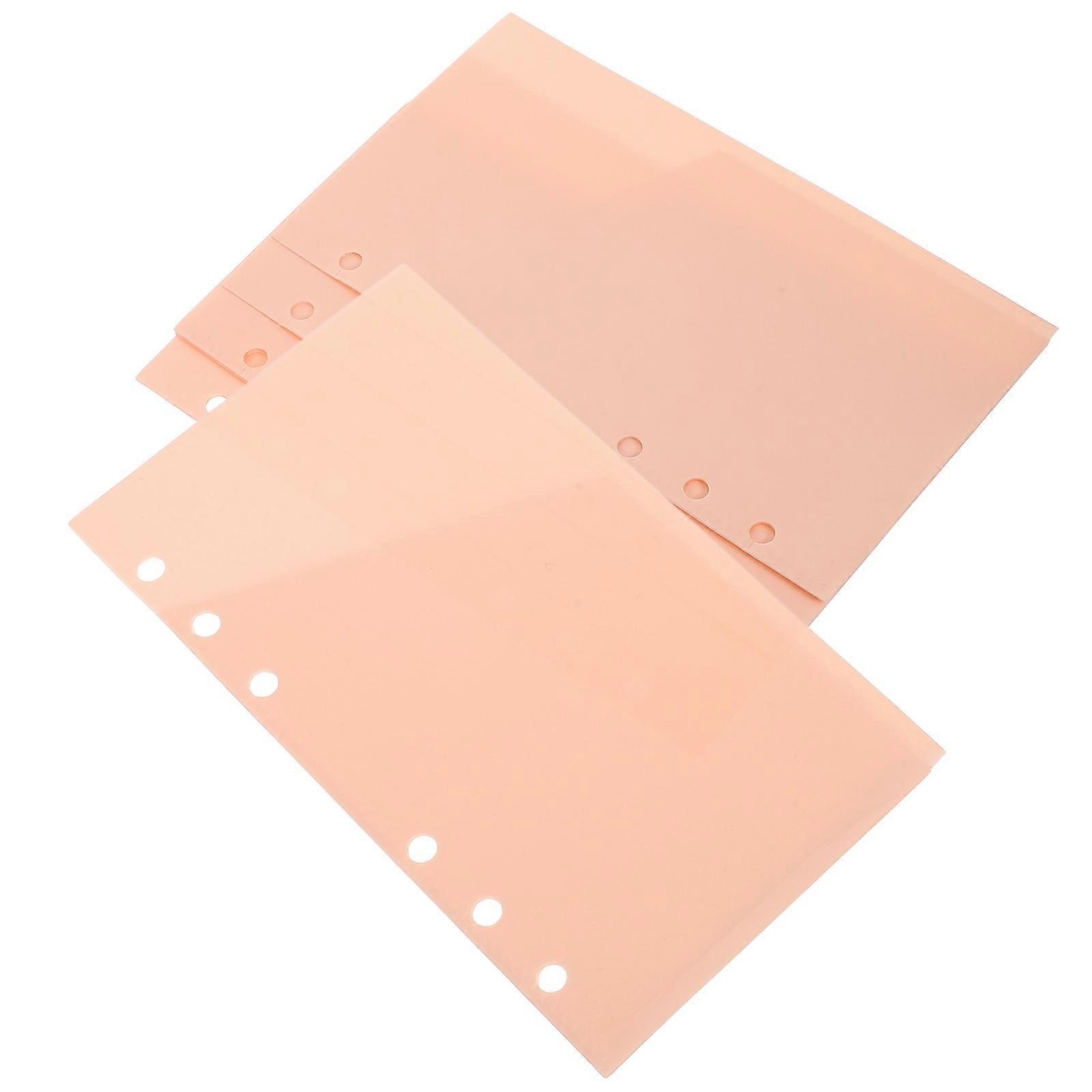 Binder Accessory Budget Binder Inserts for Storage 5Pcs PP Material