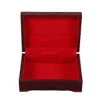 Poker Wooden Storage Box for Storage Use Portable Brown Case