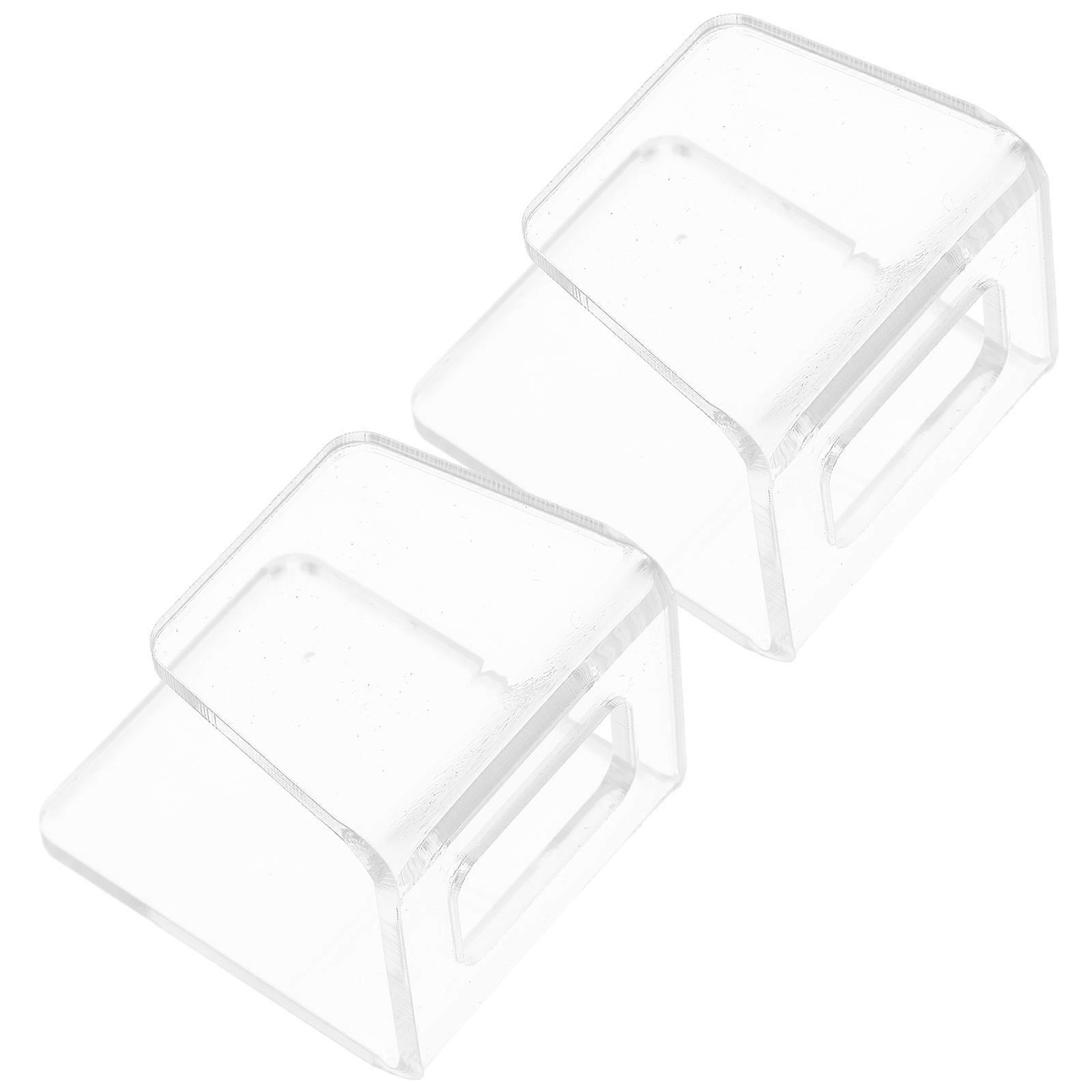 Washing Sponge Rack Multipurpose Acrylic Sponge Holder for Kitchen 2Pcs
