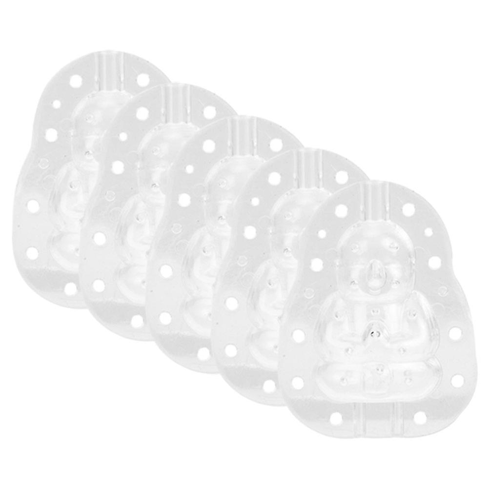 Vegetable Growing Mold Transparent Plastic for Growing 5Pcs Melon Shape