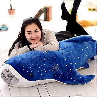 150cm Große Größe Weicher Hai Plüsch Spielzeug Große Kreative Blauwal Gefüllte Weiche Hai Seefisch Plüsch Kissen Schöne Kinder Baby Puppe