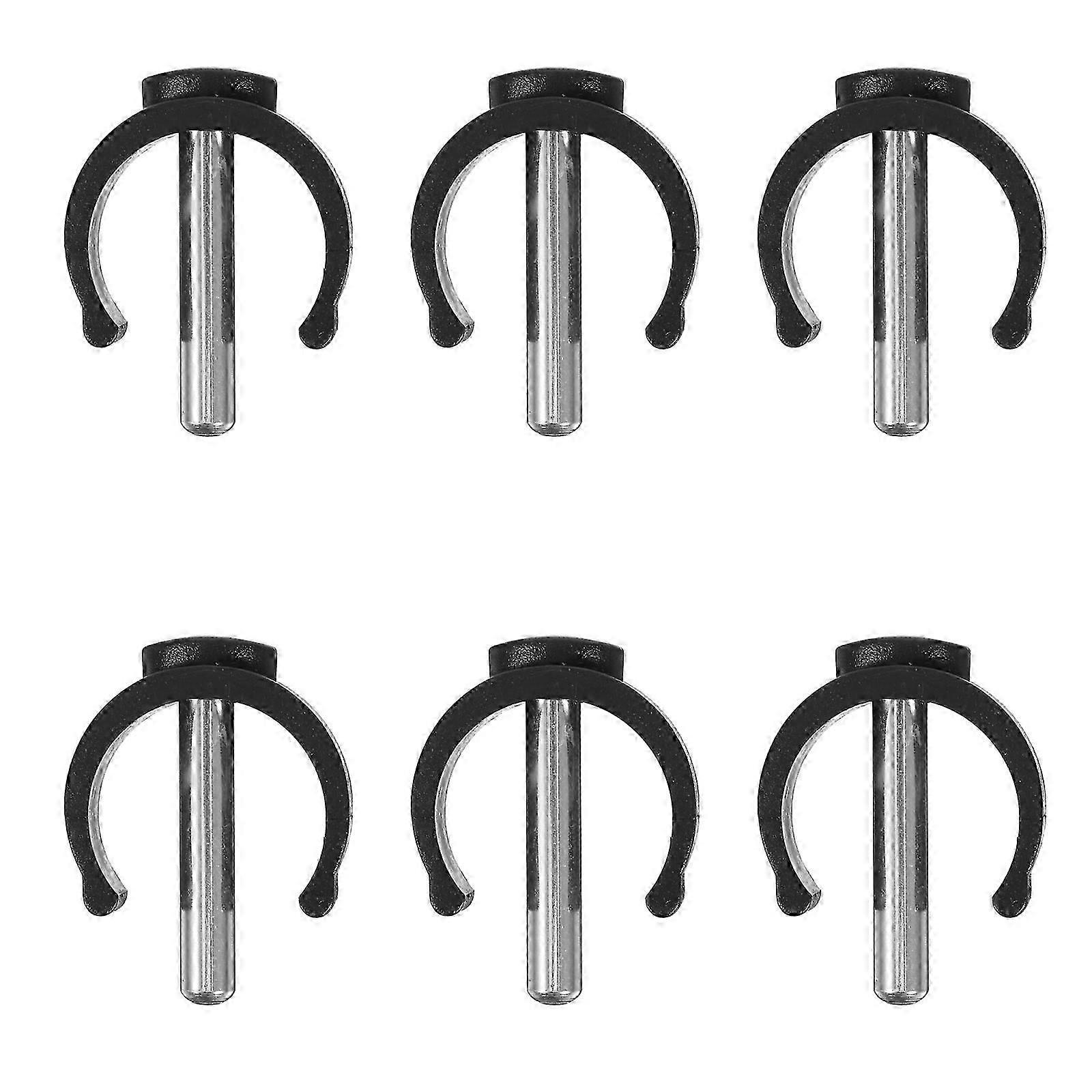 C Shape Clips for Walker & Cane, Mobility Aid Accessories, 6Pcs