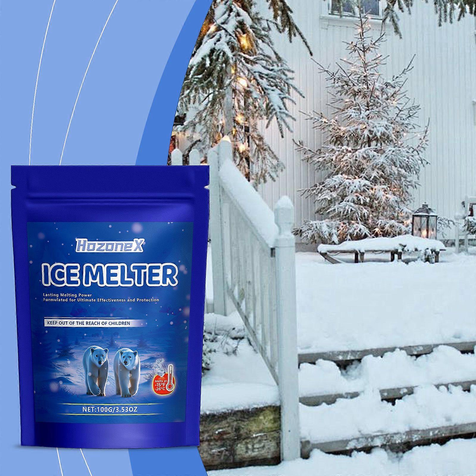 Fast-Acting Ice Melter, Effective Down to -26C