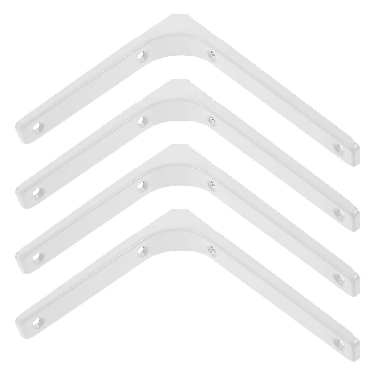 4pcs Wall Mounted Shelf Brackets Heavy Duty Brackets Wall Rack Support Brackets