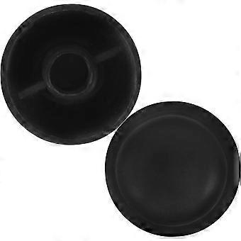 ibasenice 2pcs Black Umbrella Tip Caps Threaded End Protectors Replacement Repair Accessories for Rain and Patio Umbrellas