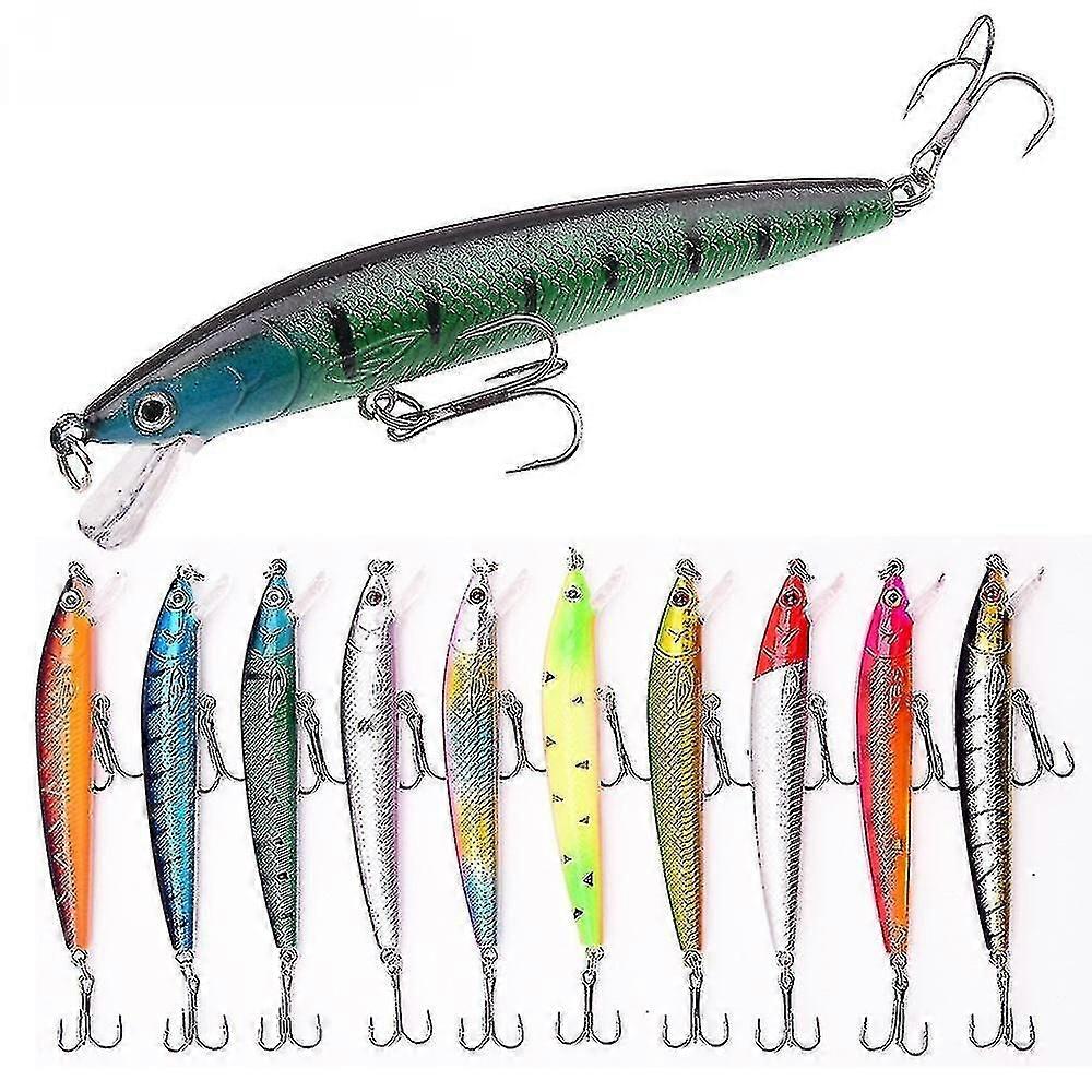 10cm / 7g10 Farbe Roadrunner Harter Köder Kunststoff Fake Köder Bionische Köder Set