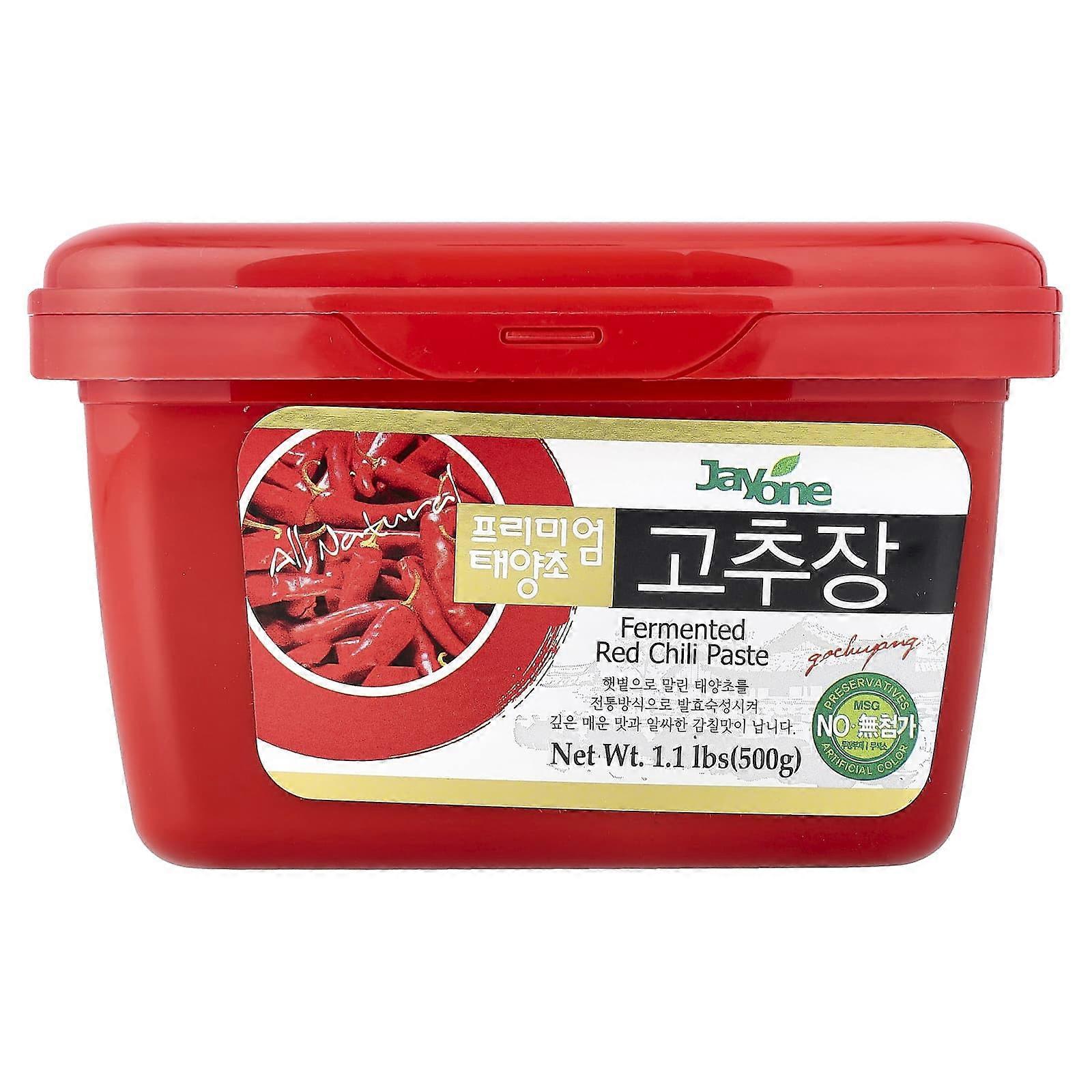 Jayone, Fermented Red Chili Paste, 1.1 lbs (500 g), 4-Pack