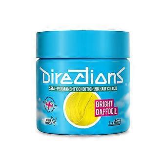 8 X La Riche Directions Semi-Permanent Hair Color 88ml Tubs - Bright Daffodil