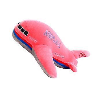 40cm Cartoon Airplane Shaped Plush Toy Throw Pillow Adorable Doll Toy Kids Plush Doll Red