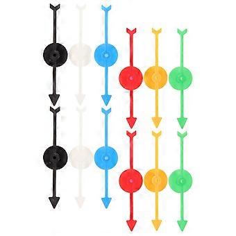 12Pcs Board Game Arrow Spinners Plastic Spinners Game Arrow Replacement Pieces