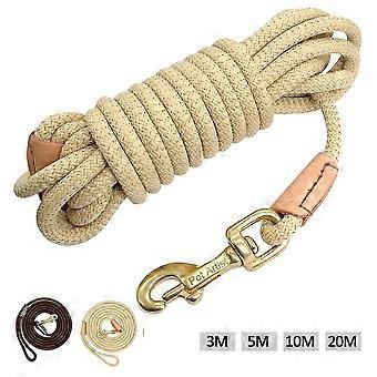 Long Dog & Horse Training Tracking Leash Lead Recall Rope Heavy Duty 3/5/10/20M