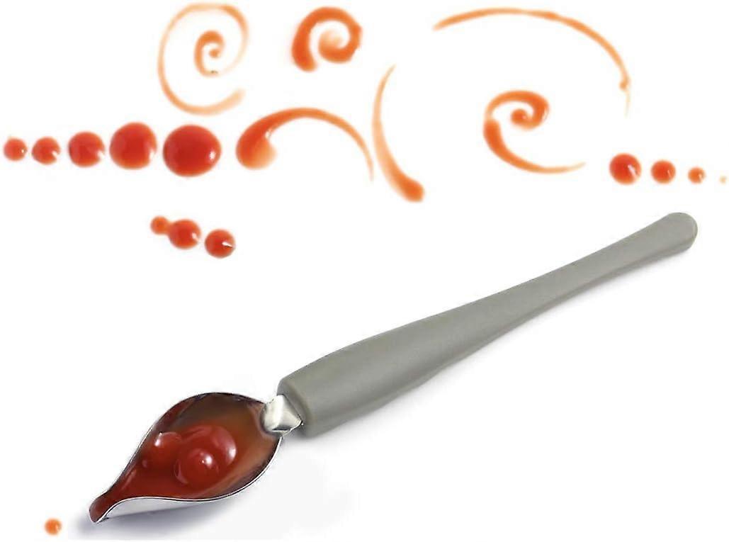 Professional Small Precision Culinary Drawing Decorating Spoons Set，2 Pcs