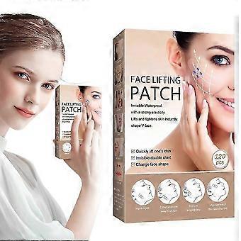 Cinta de estiramiento facial 120 piezas invisible instantánea VLine Lift para piel flácida y papada