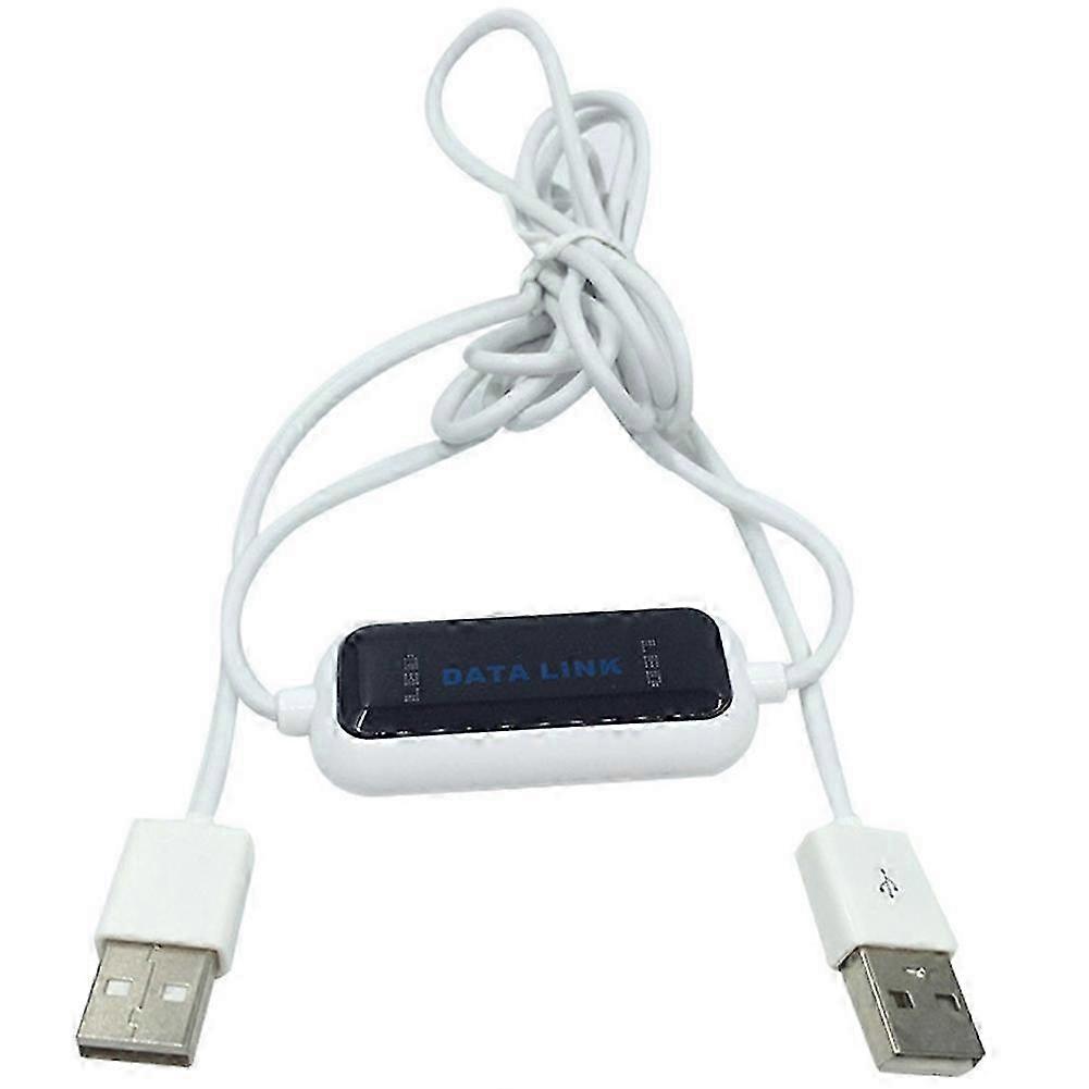 USB PC to PC Online Share Sync Link Net Direct Data File fer Bridge LED Cable Easy Copy Between 2 Computer