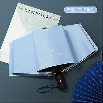 W pełni automatyczny parasol UV Filtr przeciwsłoneczny Parasol przeciwsłoneczny anty-UV Potrójnie odporny parasol Parasol przeciwdeszczowy Składany parasol przeciwsłoneczny
