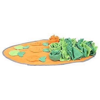 Carrot Shaped Snuffle Mat Pet Foraging Mat for Pet Use 2Pcs