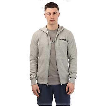 Sudadera con capucha y cremallera completa New Balance Classic Core para hombre.