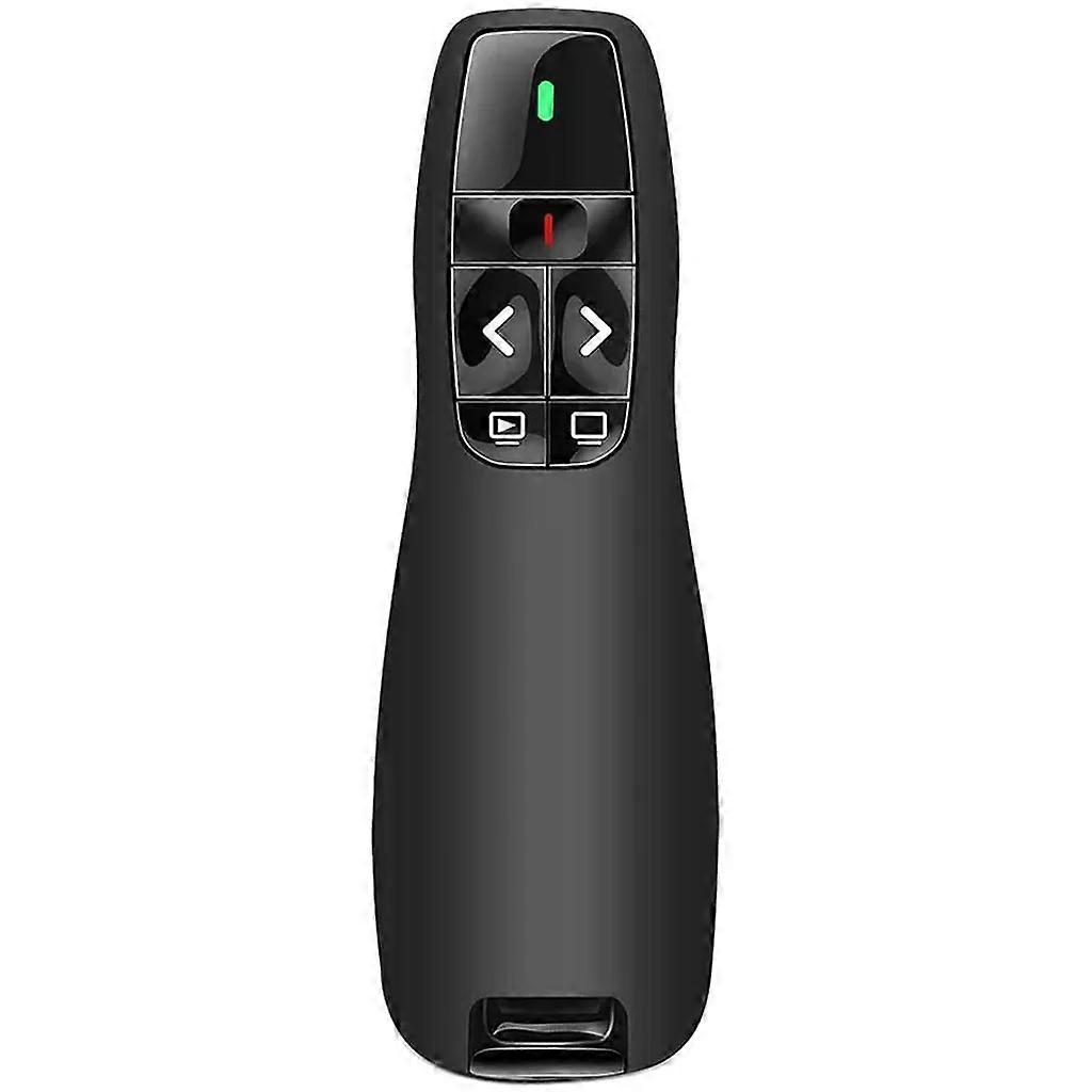 Wireless Presentation Remote Control, PPT Pointer with Red Laser, 2.4GHz USB, Plug and Play, 30m Range for Windows, Mac, Linux, Android