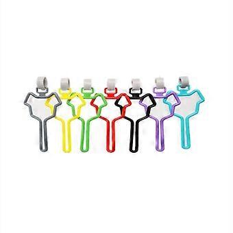 Dww-7 waste clips, hands-free dog walking clips, dog bag dispenser for dogs on leashes, pet waste bag holder clips