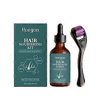 Hoegoa Hair Nourishing Care Set plejer blidt hovedbunden og gør den fyldig, glat og skinnende, samt naturligt voluminøs