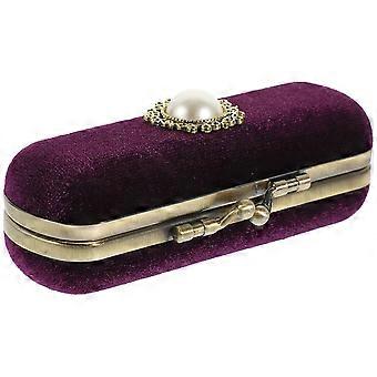 Purple Lipstick Storage Box for Organizing Lip Balm in One Durable Case
