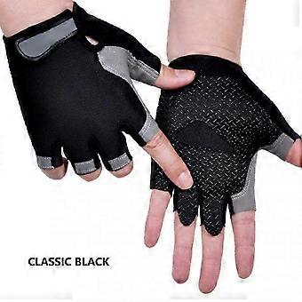 Luvas de ciclismo de meio dedo Unissex Gym Fitness MTB Bike Luvas antiderrapantes respiráveis