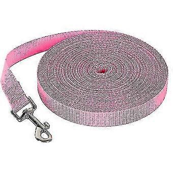 Hundeleine, Outdoor-Tracking-Nylonleine mit Schnellverschluss, Längen 1,5-50 m, 2 cm breit, passend für kleine, mittlere und große Hunde