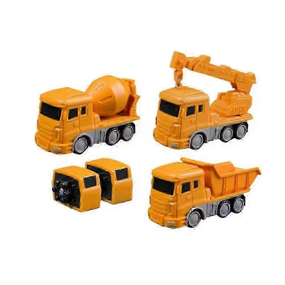 Magnetic Transform Engineering Car Assembled Toys-Good