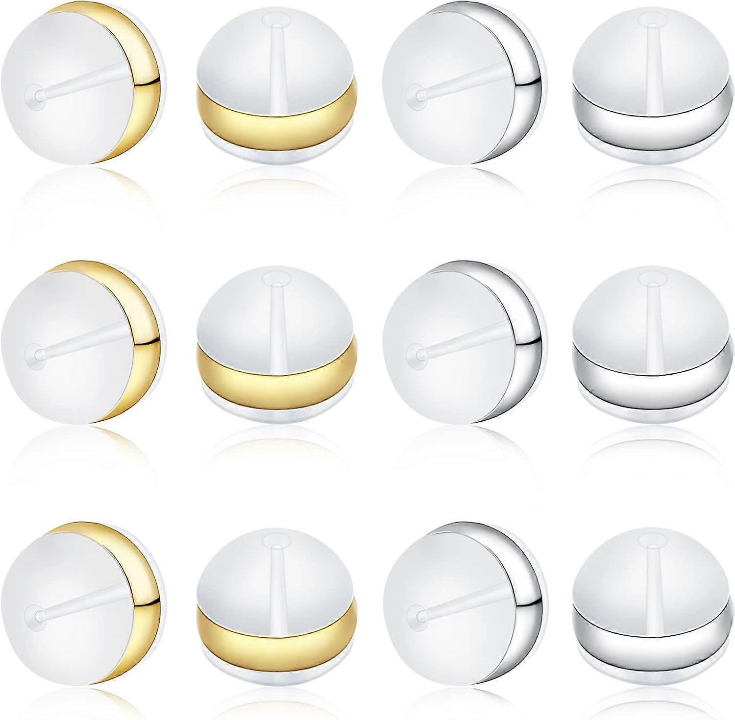 Soft Silicone Earring Backs - Clear Rubber Earring Back Replacements