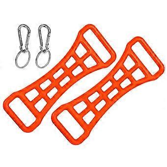 Skiing Boot Buckle Extension Aids with Hanging Buckles, Ski Boot Buckle Lever Tool Multipurpose Tightening Assist Tool Orange