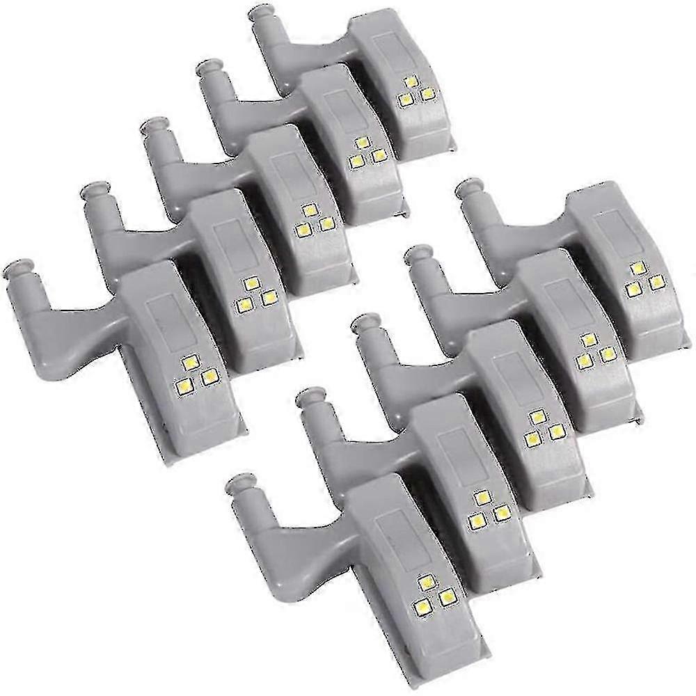10pcs Led Cabinet Lights Universal Wardrobe Hinge Sensor Light Kitchen