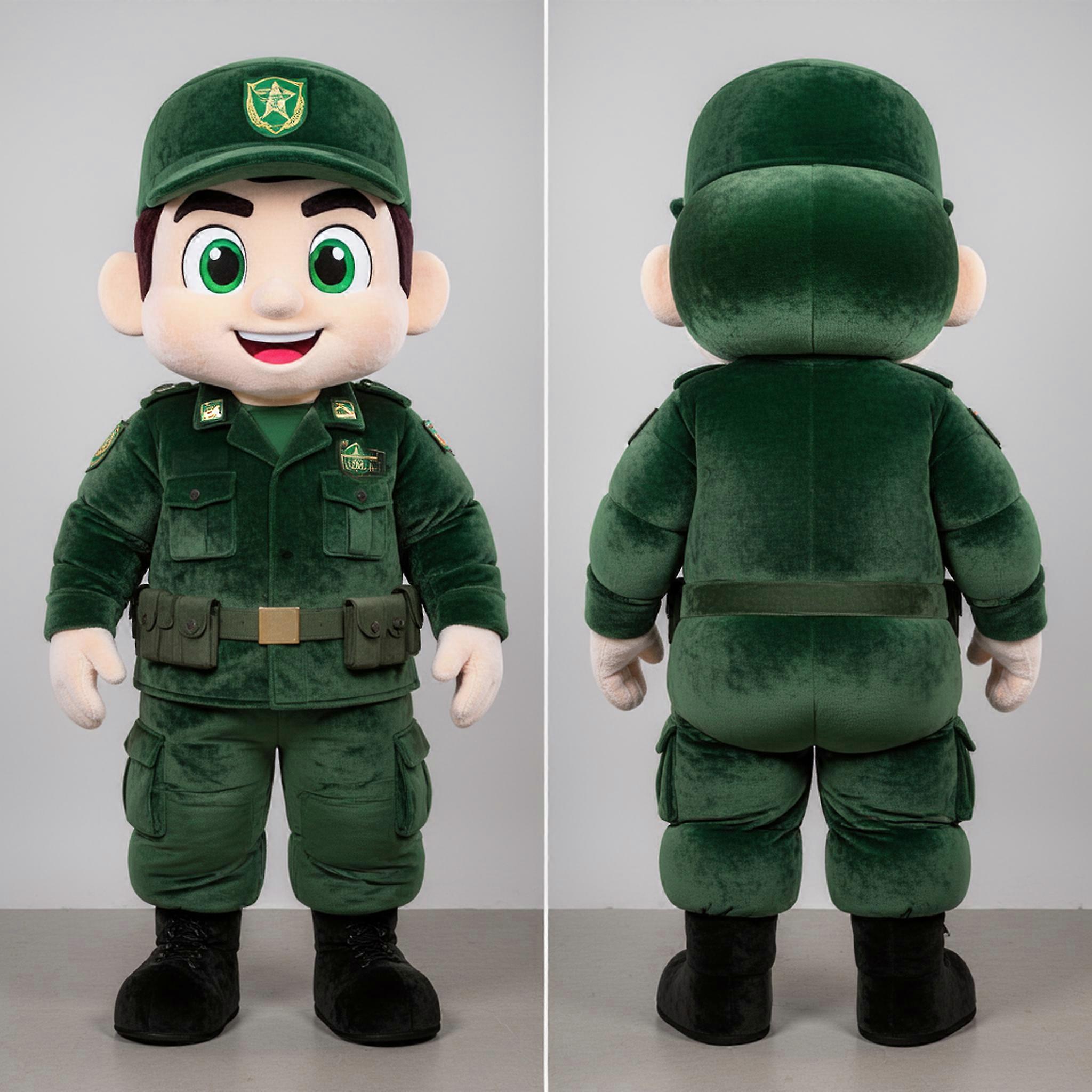 MASTICOT Green Beret Mascot