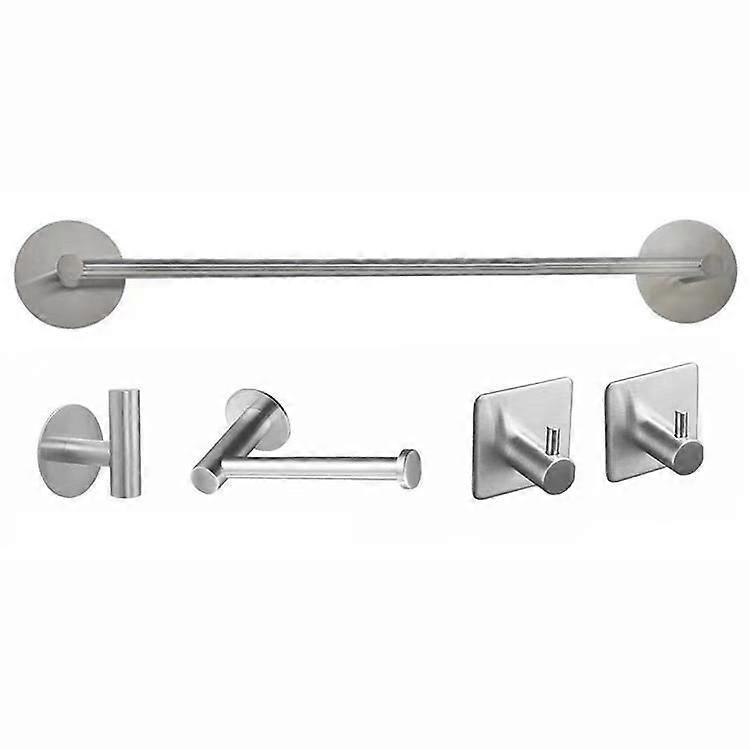 5pcs SUS304 Round Clothes Wall Rack Holder Stick Storage Wall Hook