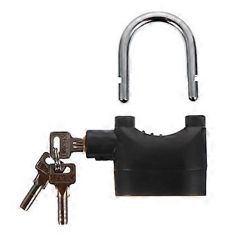 Padlock U Bike Lock for Theft Prevention 3Pcs Black