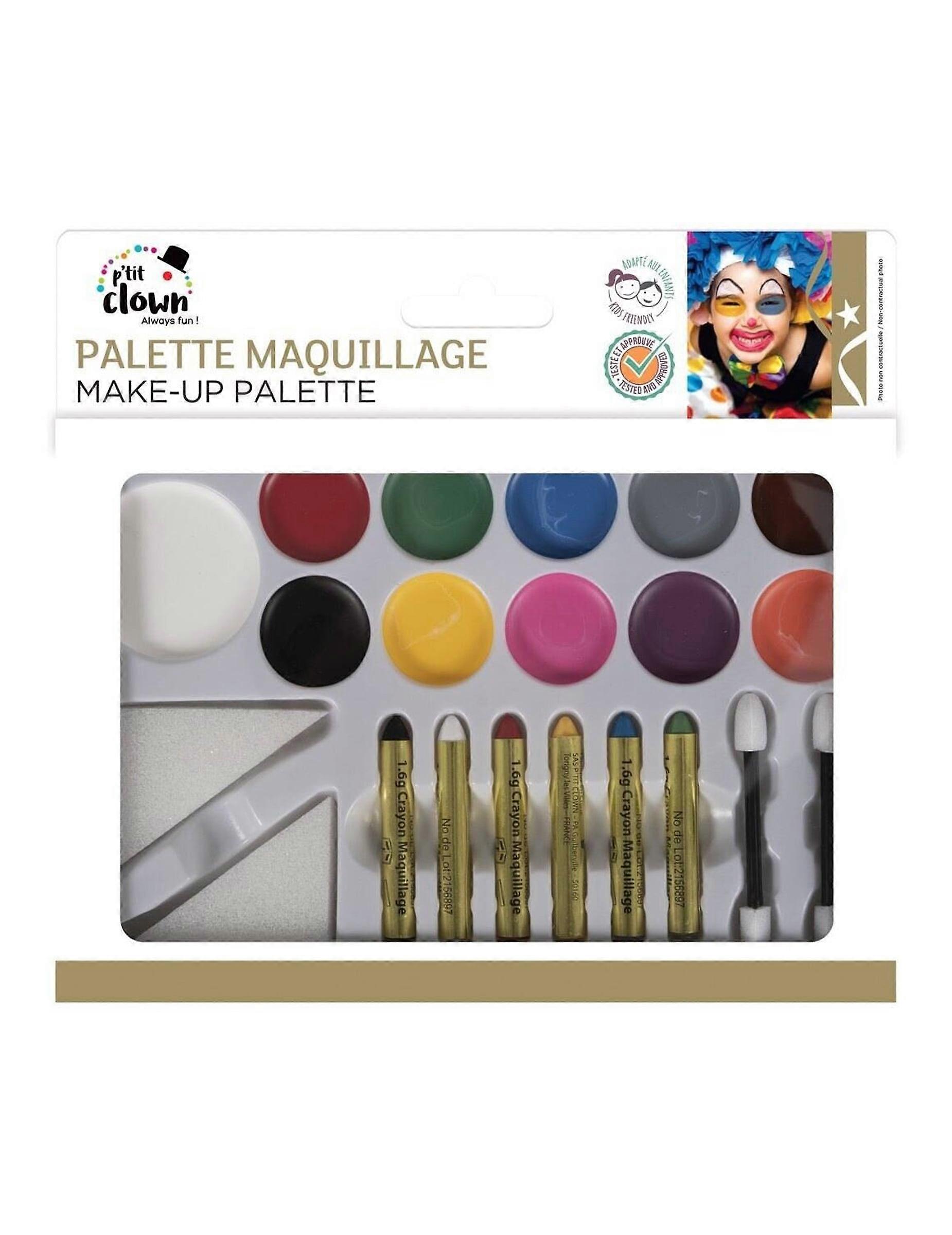 Grande palette de maquillage multicolore