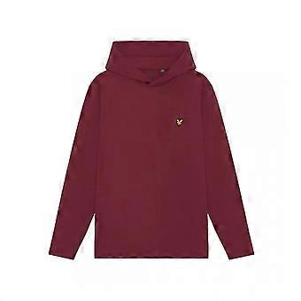 Men's Lyle & Scott Golf Core Midlayer Hoodie - Plum