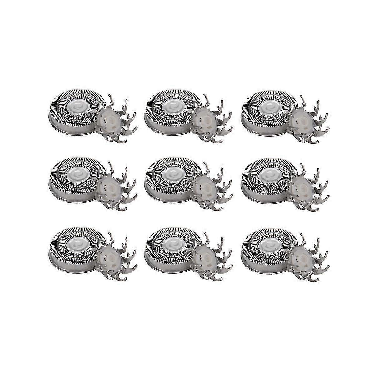 9 Pcs Replacement Blades for Electric Shavers, Compatible with Most Models